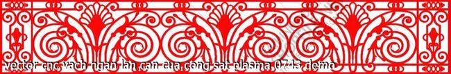vector cnc vach ngan lan can cua cong sat plasma 0743